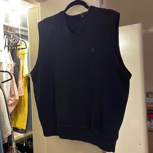 Vintage Polo ralph lauren black sweater vest